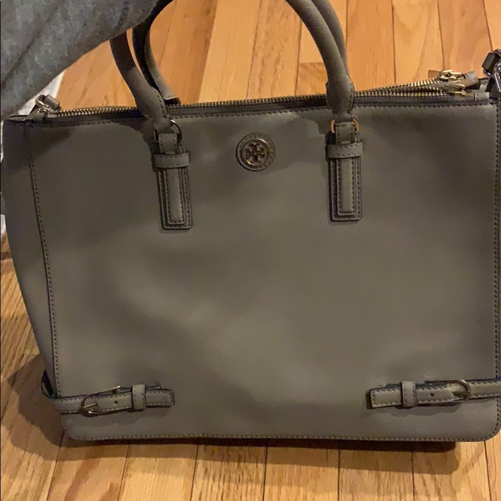 Tory Burch Robinson Large Double Zip Tote